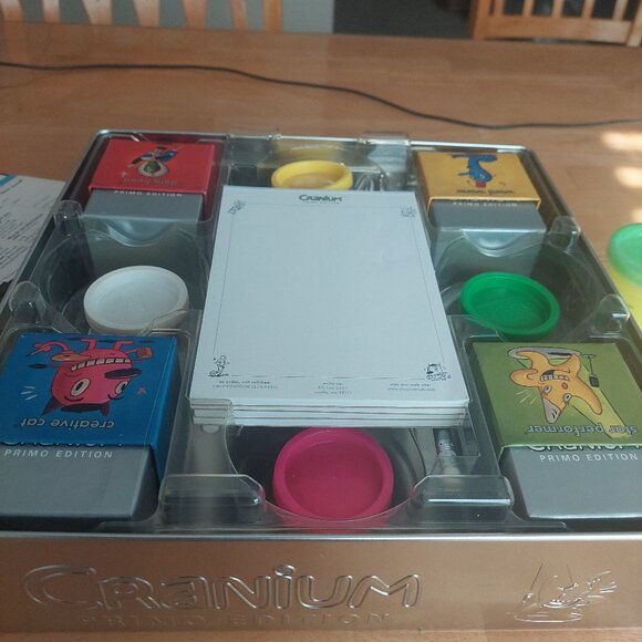 Cranium PRIMO EDITION- Silver Embossed Metal Box Set Board Game - Picture 9 of 10
